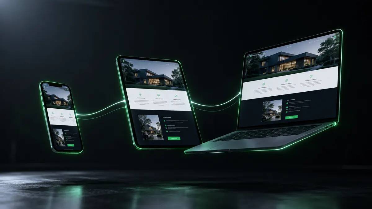 Eine Website in identischer Qualität auf Smartphone, Tablet und Laptop
